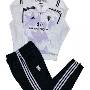 Soccer Supporter Tracksuit - Manchester United White