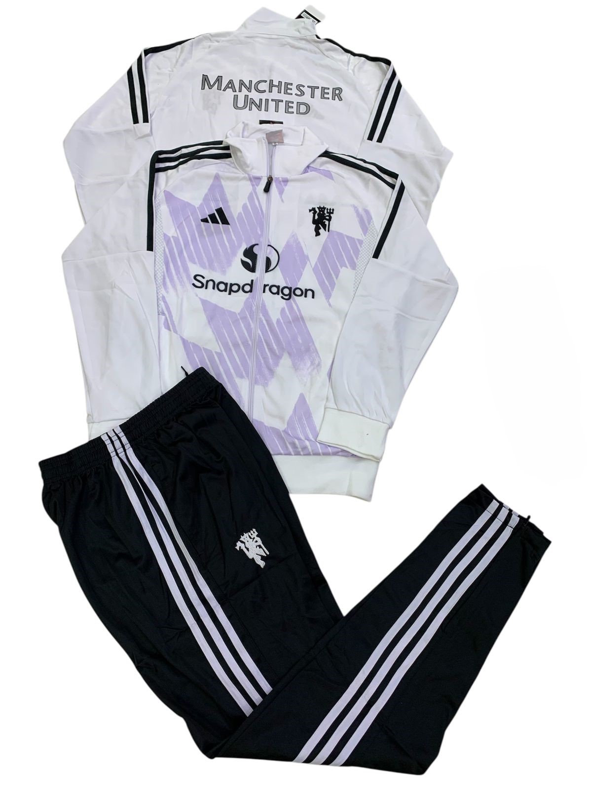 Soccer Supporter Tracksuit - Manchester United White